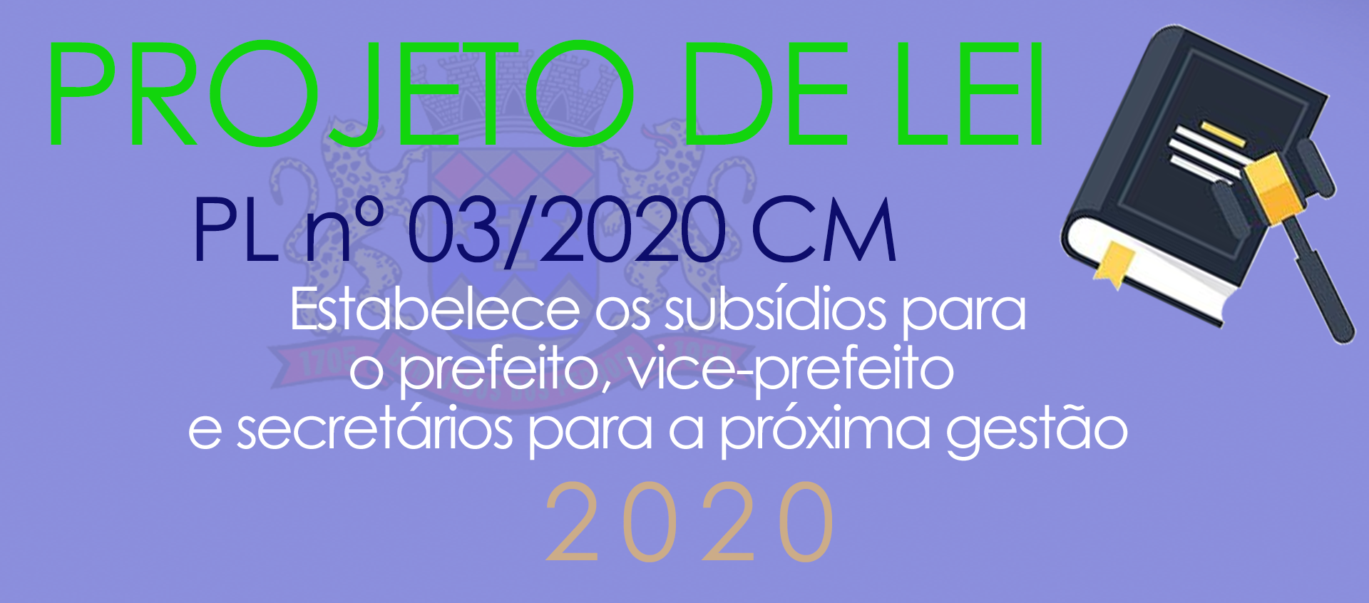 PL nº 03/2020 CM